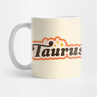 Vintage Taurus Horoscope Sign // Proud Taurus Retro Style Mug